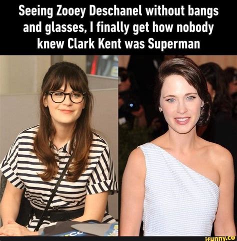 zooey deschanel without glasses